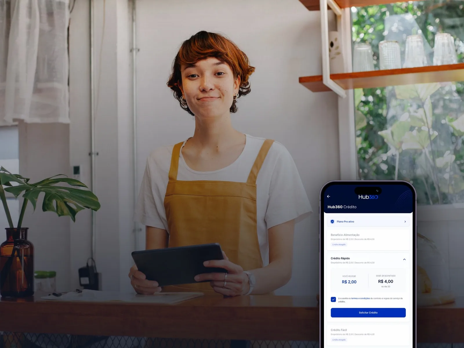O banco que também empresta